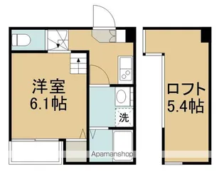 メルツ原町【1階】の間取り