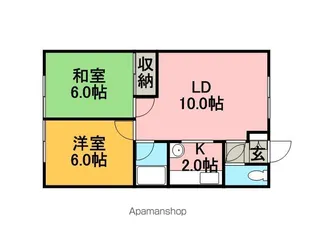 スカイハイツ【103号室】の間取り