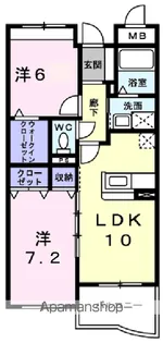 サニーヒル【3階】の間取り