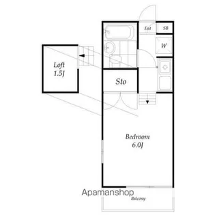 グリーンコーポ神大寺【1階】の間取り