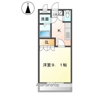 ルミナスハイム壱番館【2階】の間取り