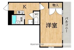 レオパレス大陽壱番館【1階】の間取り