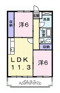 あかねランド【3階】の間取り