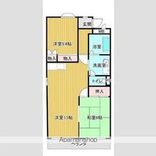 エスポワールOH72【103号室】の間取り