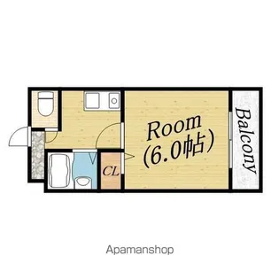 ベルエーキップ【4階】の間取り