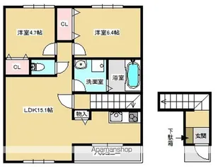 WISTERIA【2階】の間取り