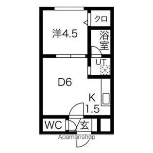 メビウス【405号室】の間取り
