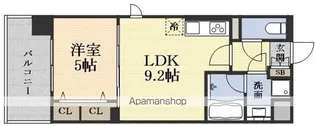 ラルシェパルク新大阪【401号室】の間取り