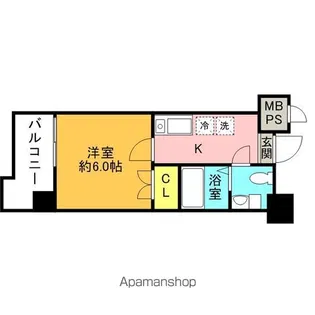 ドゥーエ川口【5階】の間取り