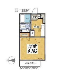 エスポワール【103号室】の間取り