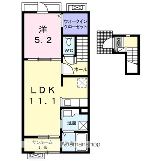 グランレーヴ【2階】の間取り