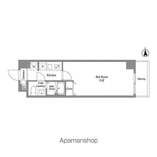 アルファコート葛西【1階】の間取り