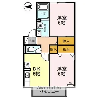 アルメリア【2階】の間取り