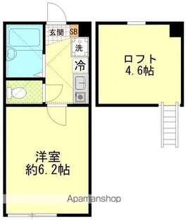 ルシェリア新丸子【1階】の間取り