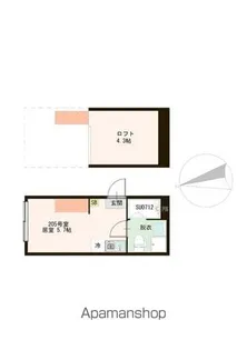 AURORA FUJIMIDAI【2階】の間取り