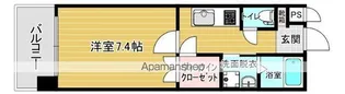 リファレンス天神【4階】の間取り