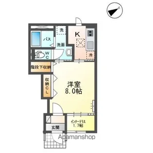 メゾン TAKE・1(メゾン テイク・ワン)【1階】の間取り