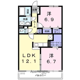 ブエナ・ビスタ【2階】の間取り