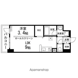 ルキシア大町西公園【1103号室】の間取り
