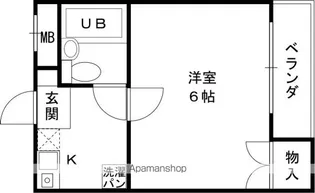 ラ・ヴィスタ弥生【3階】の間取り