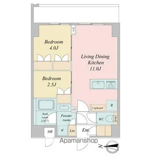 LIME RESIDENCE KAWAGUCHI EAST【6階】の間取り