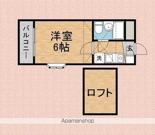 BCASA上福岡RE−BORN【2階】の間取り