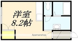 メゾンドフラッシュ富岡【3階】の間取り