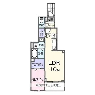リシェール【1階】の間取り