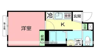 ウイスティーナ【2階】の間取り
