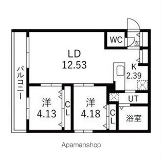 仮)美園11-4MS【2階】の間取り