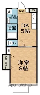 オータムハイツ【1階】の間取り