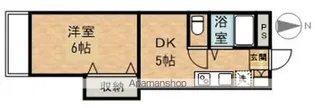 下伊福かわいマンション【3階】の間取り
