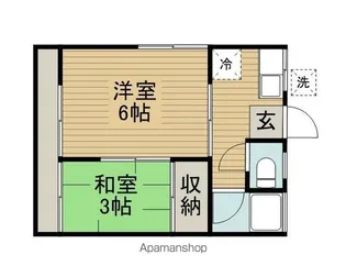 白百合荘【2階】の間取り