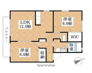 メルベーユ・ボヌールD棟【2階】の間取り