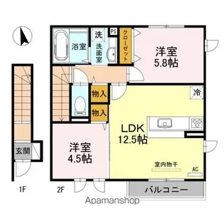 BIO House Ⅱ【2階】の間取り
