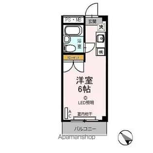ハピラス武蔵藤沢【2階】の間取り