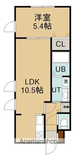 ペラッツィ富岡【4階】の間取り