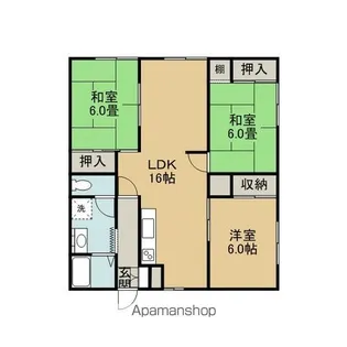 センチュリーハイツ【5階】の間取り