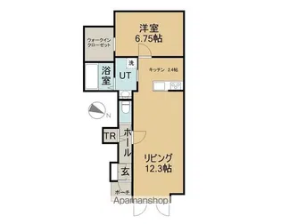 ソアラプレイスC【1階】の間取り