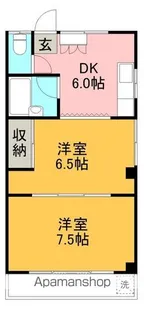 グランドコーポ高須【403号室】の間取り