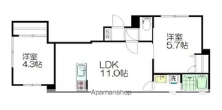 (仮称)阿佐谷北5丁目B棟【101号室】の間取り