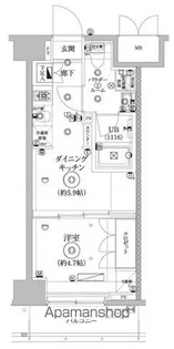 セジョリ墨田EASTⅢ【9階】の間取り