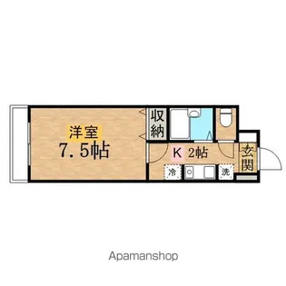 ヴィラ・フェレイロ【3階】の間取り