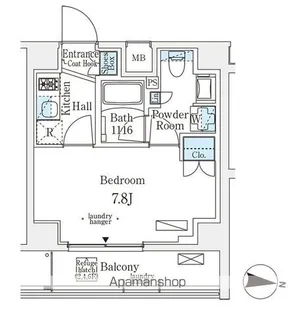 メゾン・クロイゾン【4階】の間取り