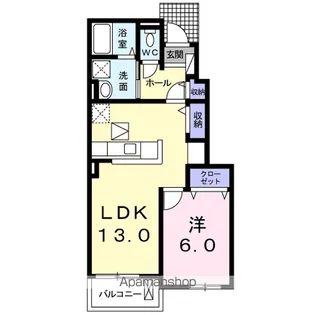 コンフォールNC【1階】の間取り