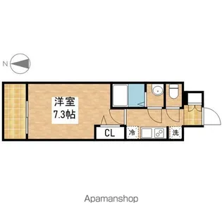 プレサンス ジェネ 新栄町駅前 葵【9階】の間取り