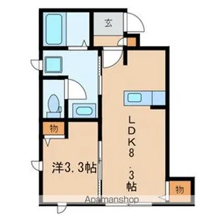 ラポール【1階】の間取り