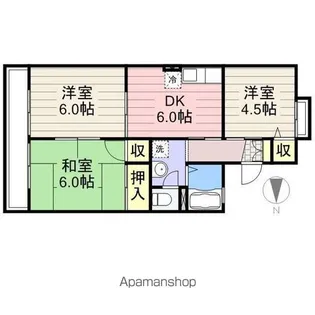 サンカーズ【2階】の間取り