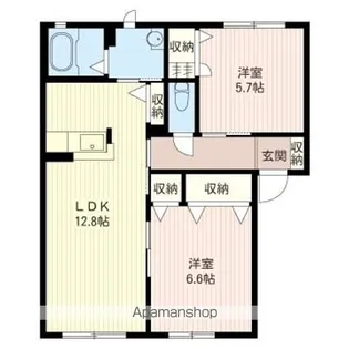 アヴァンセC【1階】の間取り