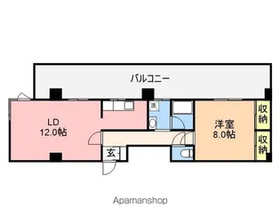 コープオリンピア笹口【1001号室】の間取り